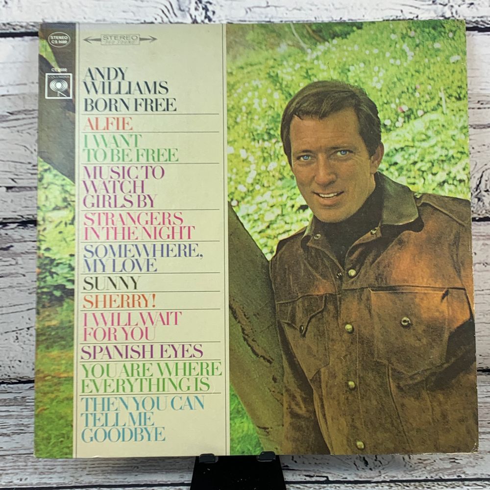 Andy‎ Williams - Born Free [1967 Vinyl LP] Columbia CS 9480 Vintage Music Album